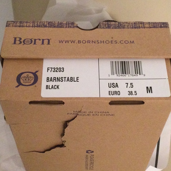 NWT Born Barnstable Black Leather Loafers Shoes 7.5M PRICE REDUCED - Picture 12 of 12